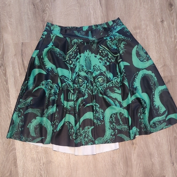 Blackmilk Cthulhu Skater Skirt - Picture 2 of 4